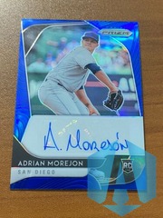 2020 Panini Prizm Blue 17/99 Adrian Morejon #RA-AM Rookie Auto